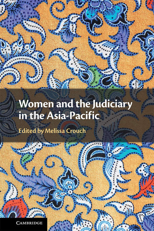 Book cover of Women and the Judiciary in the Asia-Pacific