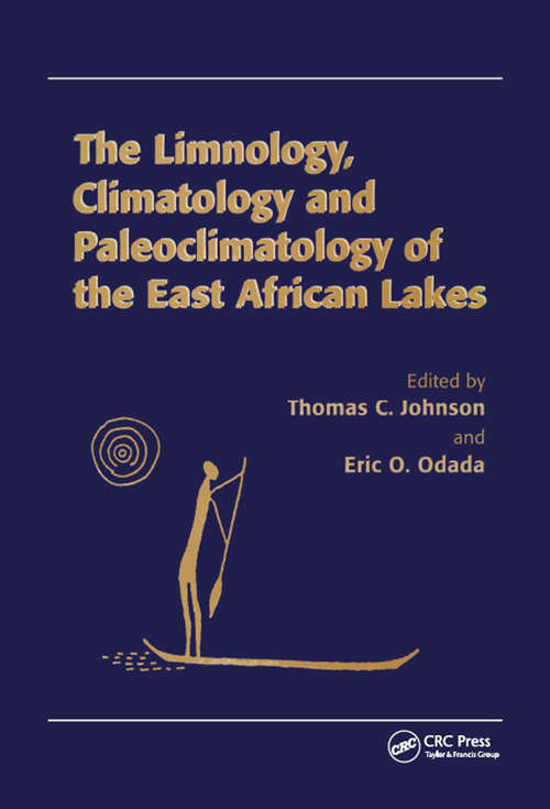 Book cover of Limnology, Climatology and Paleoclimatology of the East African Lakes