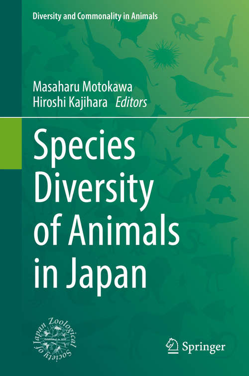 Book cover of Species Diversity of Animals in Japan