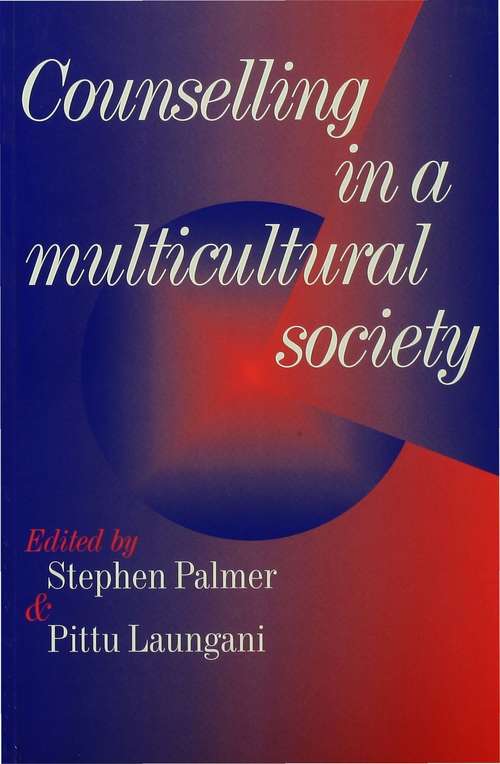 Book cover of Counselling in a Multicultural Society (Multicultural Counselling Ser.)