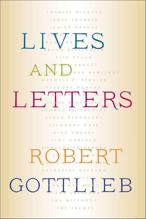 Book cover of Lives and Letters