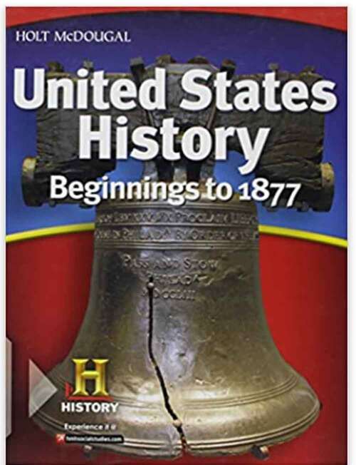 Book cover of United States History: Beginnings to 1877 (United States History Series)