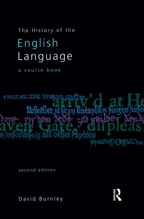 Book cover of The History of the English Language: A Sourcebook (2)