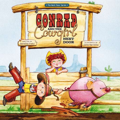 Book cover of Conrad and the Cowgirl Next Door (The Next Door Series)