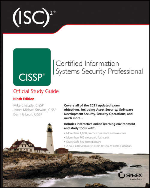 Book cover of (ISC)2 CISSP Certified Information Systems Security Professional Official Study Guide (9)