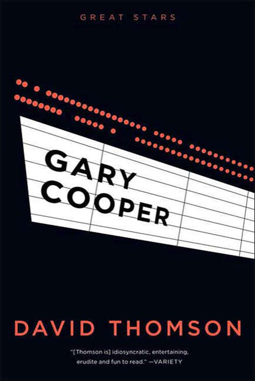 Book cover of Gary Cooper (Great Stars)