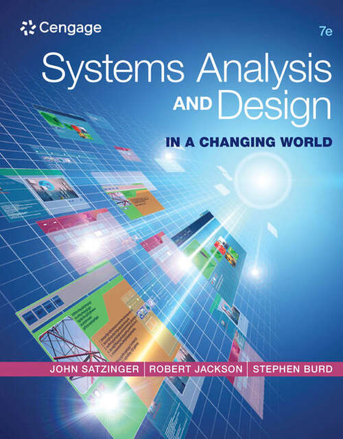 Book cover of Systems Analysis and Design in a Changing World (Seventh Edition)