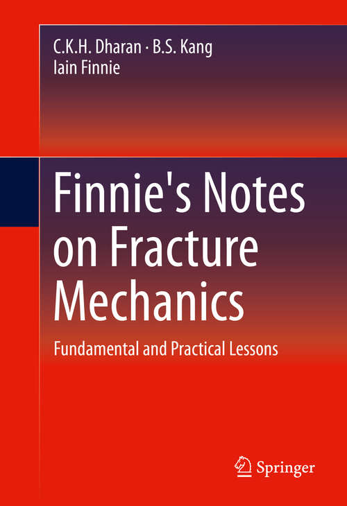 Book cover of Finnie's Notes on Fracture Mechanics