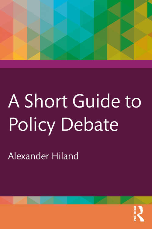 Book cover of A Short Guide to Policy Debate