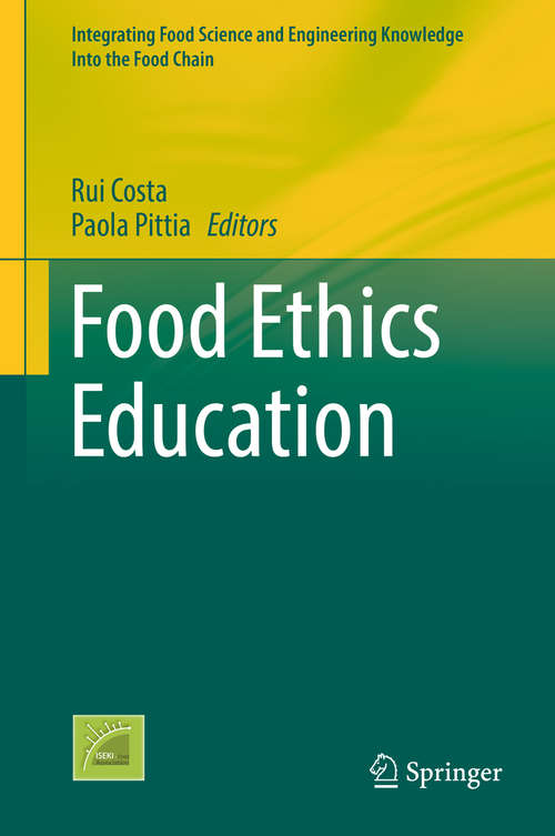 Book cover of Food Ethics Education