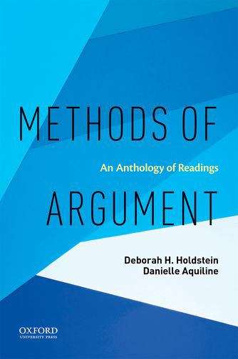 Book cover of Methods Of Argument: An Anthology Of Readings