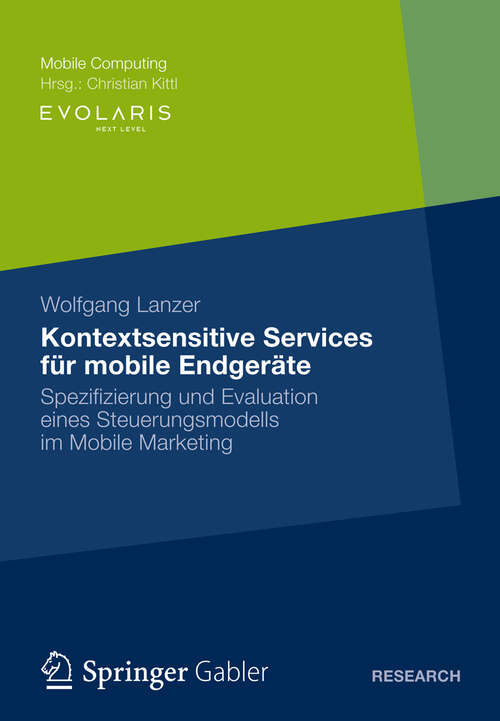 Book cover of Kontextsensitive Services für mobile Endgeräte