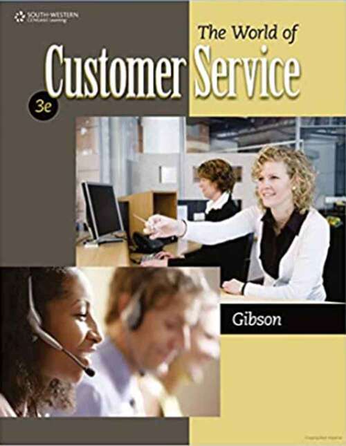 Book cover of The World of Customer Service (Third Edition)