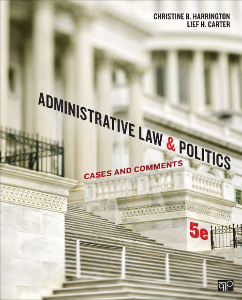 Book cover of Administrative Law and Politics: Cases and Comments (Fifth Edition)