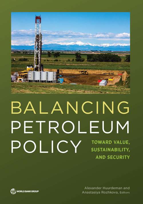 Book cover of Balancing Petroleum Policy: Toward Value, Sustainability, and Security