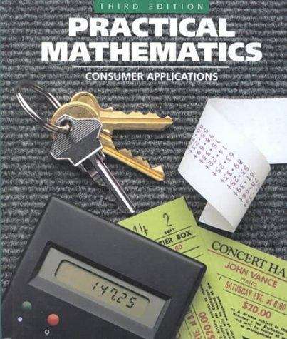 Book cover of Practical Mathematics: Consumer Applications