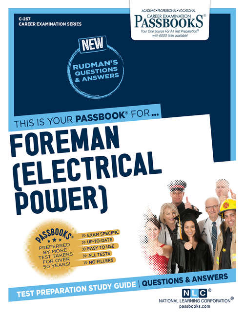 Book cover of Foreman (Electrical Power): Passbooks Study Guide (Career Examination Series: C-267)