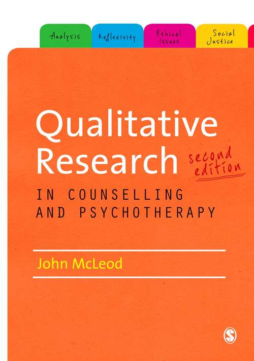 Book cover of Qualitative Research in Counselling and Psychotherapy (Counseling Theory Ser.)