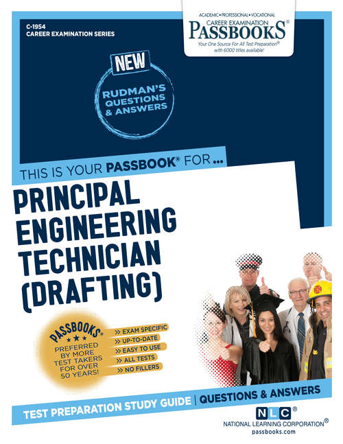 Book cover of Principal Engineering Technician (Drafting): Passbooks Study Guide (Career Examination Series: C-1954)