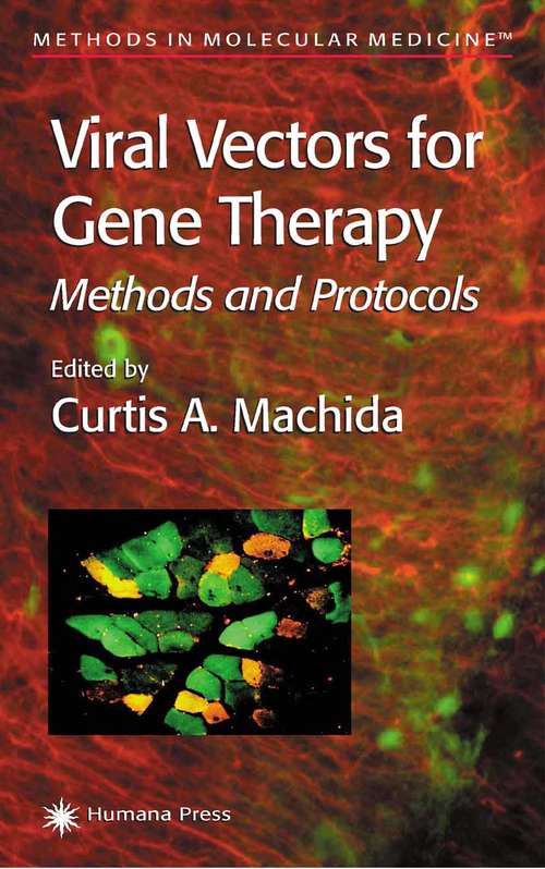 Book cover of Viral Vectors for Gene Therapy