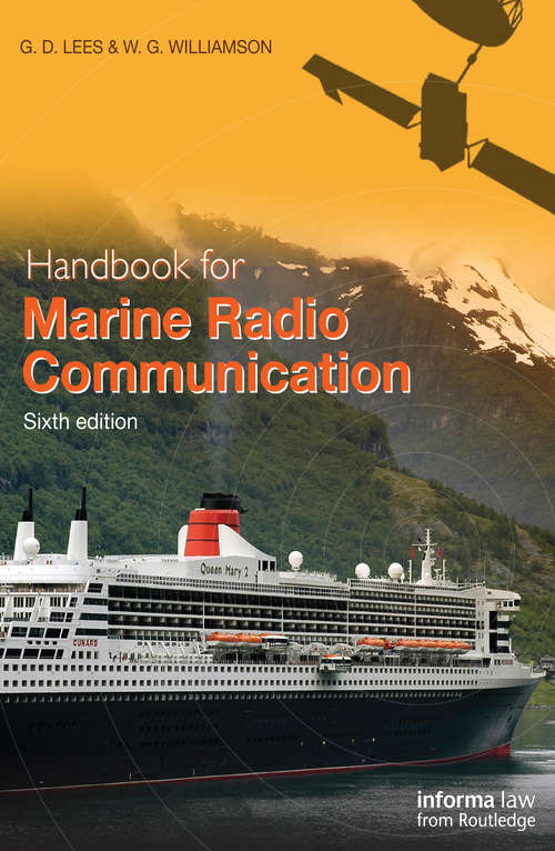 Book cover of Handbook for Marine Radio Communication