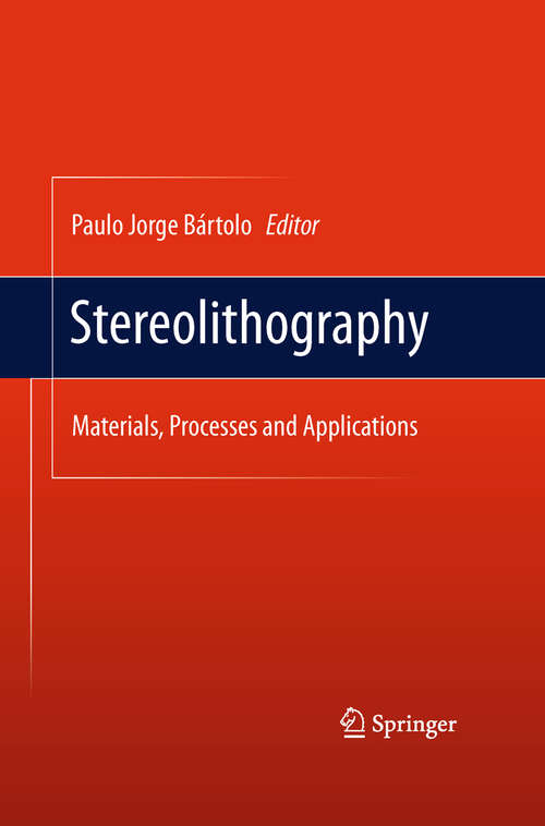 Book cover of Stereolithography