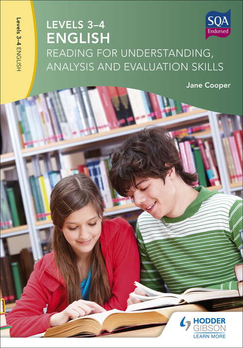 Book cover of Levels 3-4 English: Reading for Understanding, Analysis and Evaluation Skills: Reading For Understanding, Analysis And Evaluation Skills
