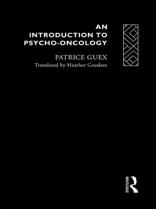 Book cover of An Introduction to Psycho-Oncology