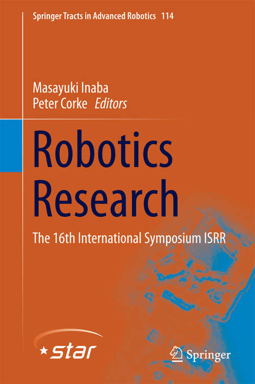 Book cover of Robotics Research