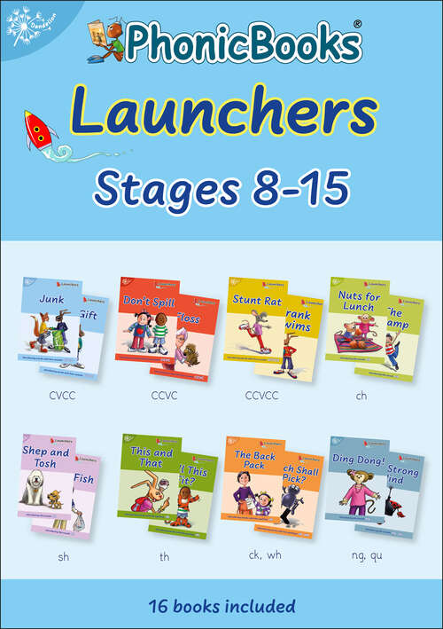 Book cover of Phonic Books Dandelion Launchers Stages 8-15 Junk: Decodable Books for Beginner Readers Words with Four Sounds CVCC (Phonic Books Beginner Decodable)