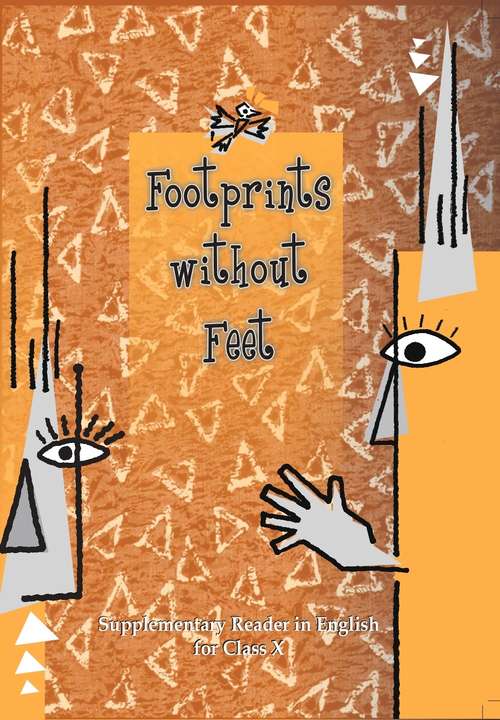 Book cover of Footprints Without Feet class 10 - NCERT