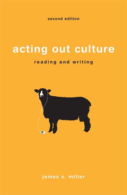 Book cover of Acting Out Culture: Reading and Writing (Second Edition)