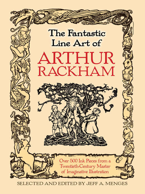 Book cover of The Fantastic Line Art of Arthur Rackham