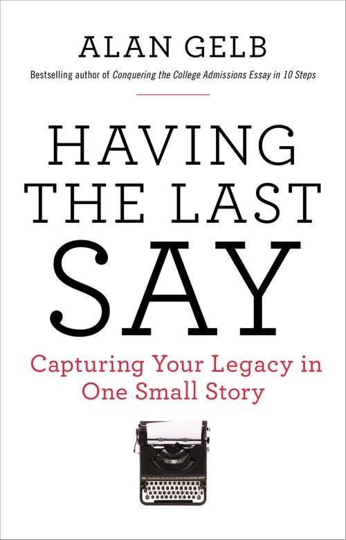 Book cover of Having the Last Say