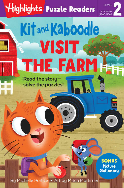 Book cover of Kit and Kaboodle Visit the Farm (Highlights Puzzle Readers)