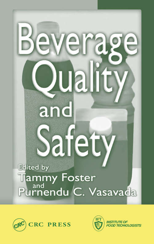 Book cover of Beverage Quality and Safety