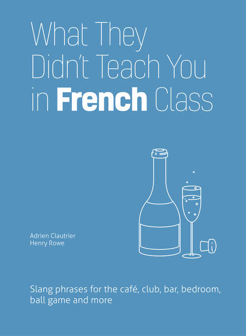 Book cover of What They Didn't Teach You in French Class: Slang Phrases for the Cafe, Club, Bar, Bedroom, Ball Game and More