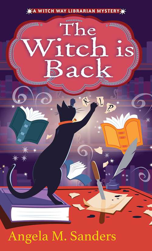 Book cover of The Witch Is Back (Witch Way Librarian Mysteries #6)