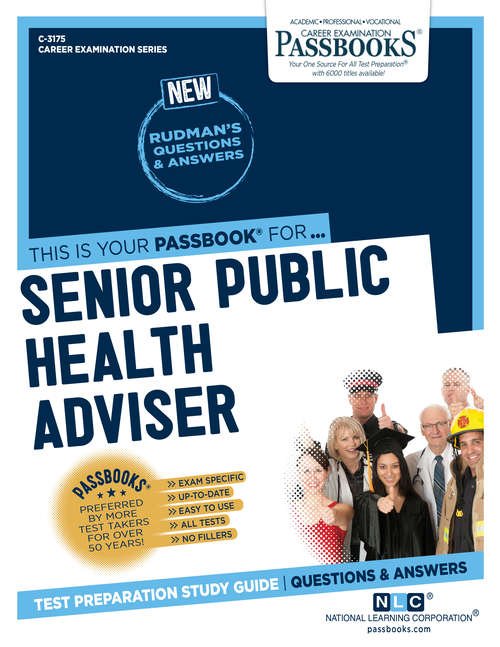 Book cover of Senior Public Health Adviser: Passbooks Study Guide (Career Examination Series)