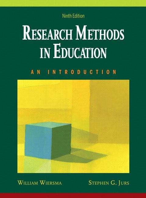 Book cover of Research Methods in Education: An Introduction (9th Edition)