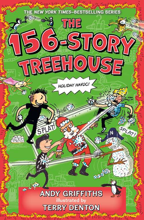 Book cover of The 156-Story Treehouse: Holiday Havoc! (The Treehouse Books #12)