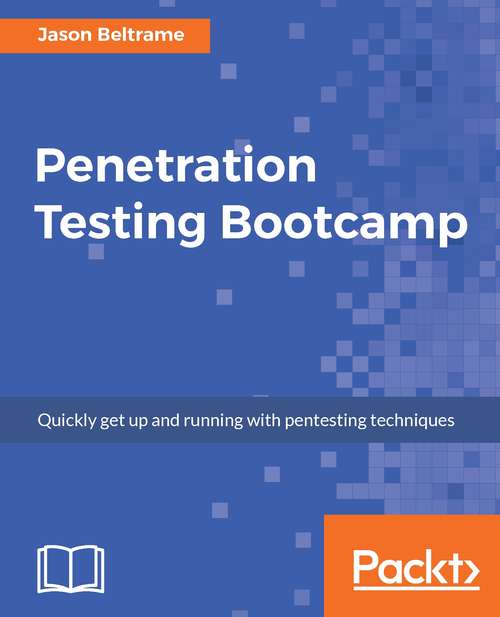 Book cover of Penetration Testing Bootcamp