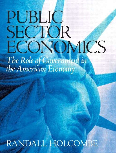 Book cover of Public Sector Economics: The Role of Government in the American Economy