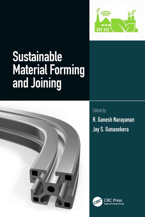 Book cover of Sustainable Material Forming and Joining