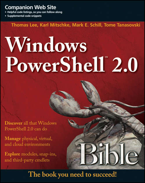 Book cover of Windows PowerShell® 2.0 Bible