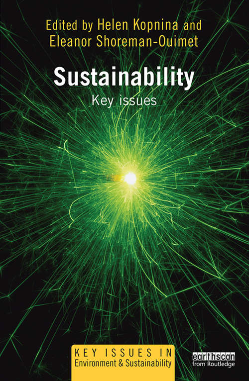 Book cover of Sustainability: Key Issues (2) (Key Issues in Environment and Sustainability)