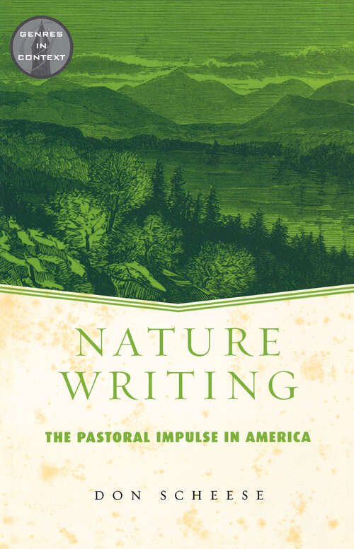 Book cover of Nature Writing (Genres in Context)