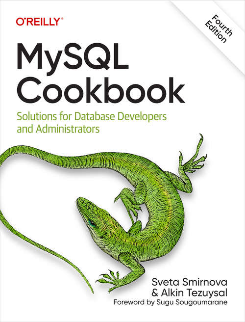 Book cover of MySQL Cookbook