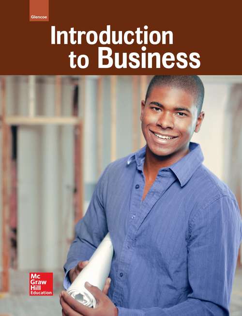 Book cover of Glencoe Introduction to Business (Brown: Intro To Business Ser.)