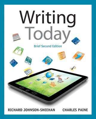 Book cover of Writing Today (Brief Edition)